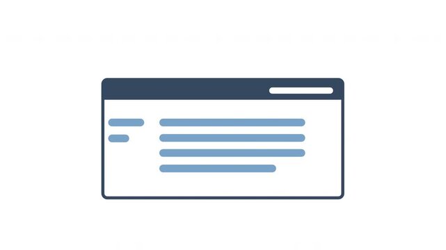 Checkbook icon animation business, bank, payment
