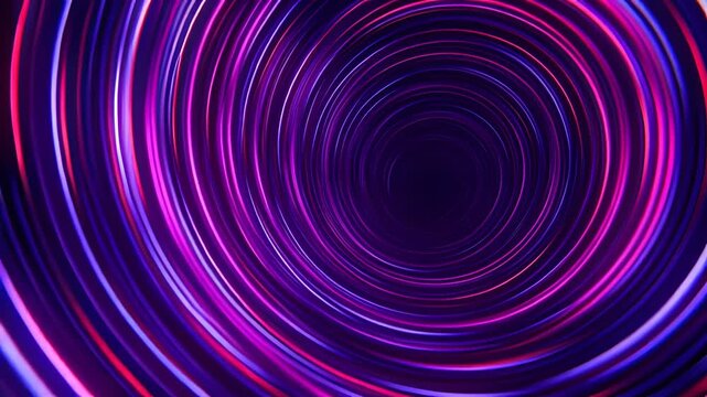 Swirling pink, purple, and blue neon lines create a psychedelic vortex perfect for backgrounds, album covers, or digital art projects.