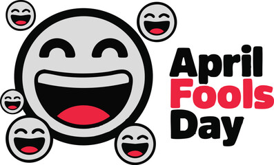 Obraz premium Illustration vector graphic of april fool's day