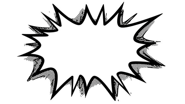 comic, speech bubble, black, illustration, graphic element, white background, cartoon, dialogue frame