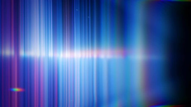 Abstract animation dark background refraction effect loop looping render gradient futuristic iridescent shape creating moody luminous spectral cross horizontal flare vertical light bands seamless