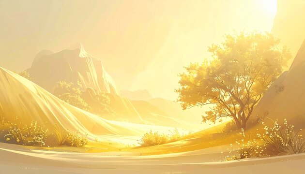 Minimal pale yellow pastel background with soft light gradient