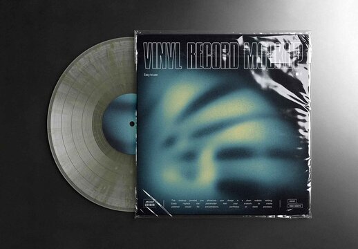 Top View Vinyl Mockup