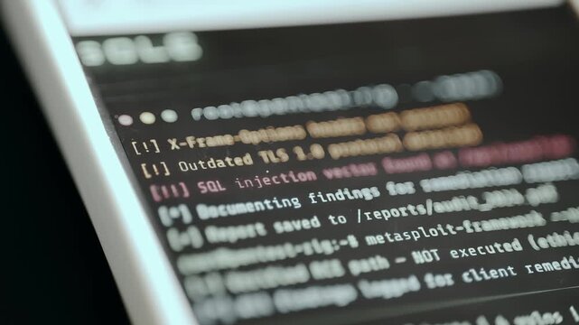 Detected Vulnerabilities, security scan report showing vulnerabilities and misconfigurations in a server environment