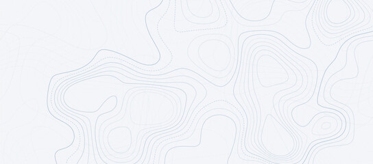 Abstract Topographic Map Contour Lines Minimal Landscape Vector Background © ket4up