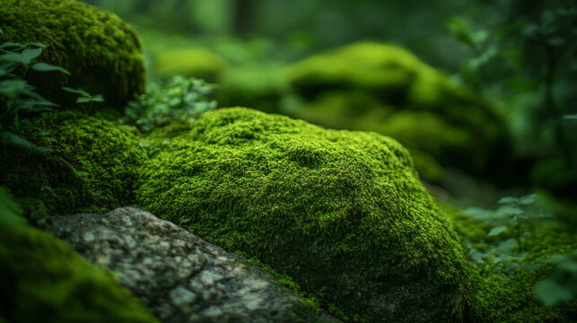 Moss-covered rocks