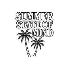 Obraz premium Summer Vacation Tropical Palm Trees