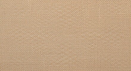 Fototapeta premium A tightly woven fabric texture in a light tan hue provides a clean, subtle, and versatile background.