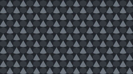 Obraz premium Abstract Gray Cone and Circle Pattern Background vector background