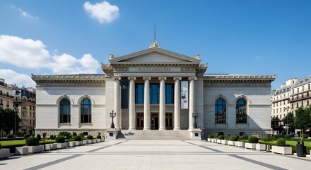 Fototapeta premium Bucharest National Museum of Art, Romania - Neoclassical Architecture