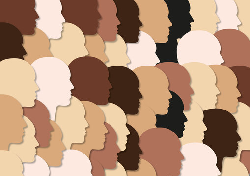 Diversity in dermatology, conceptual illustration