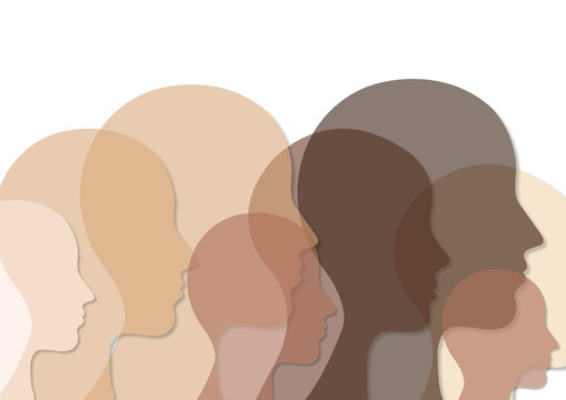 Diversity in dermatology, conceptual illustration