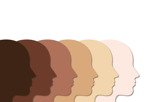 Diversity in dermatology, conceptual illustration