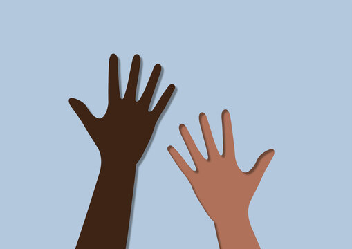 Minority mental health, conceptual illustration