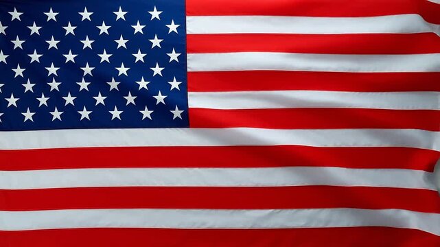 American flag with stars and stripes