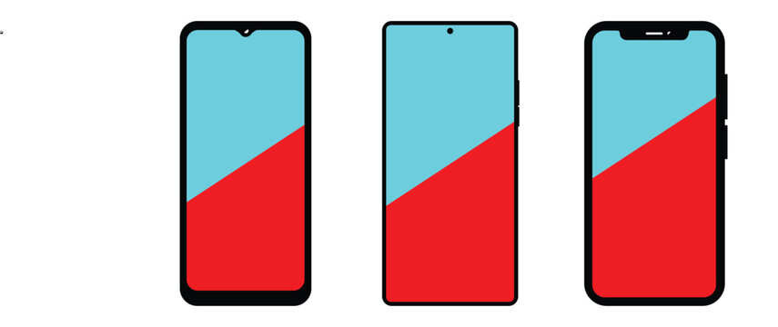 Mobile Payment Mockup Set &ndash; Apple Pay, Google Pay & NFC QR Code Scan Smartphone Vector