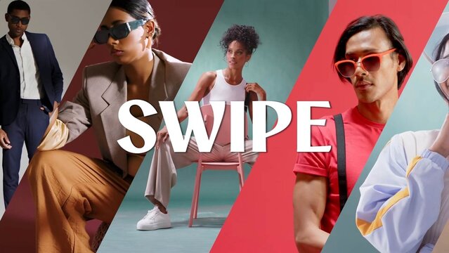 Diagonal Media Swipe