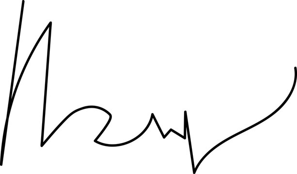 Signatures. Vector isolated collection. Handwritten signature. Abstract autograph. 