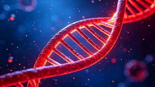 Double helix DNA strand