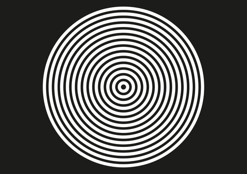 Concentric circles, illustration