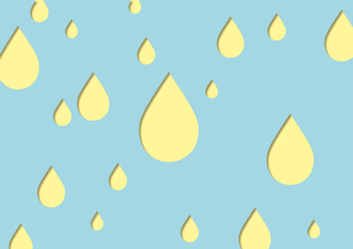 Urine drops, conceptual illustration