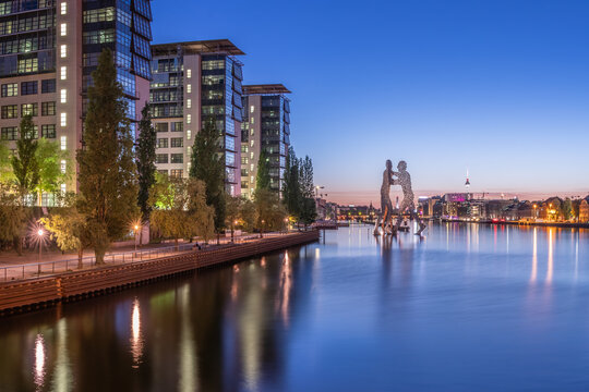 Treptowers and Berlin Molecule Man, Berlin, Germany