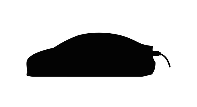 Silhouette of a car.