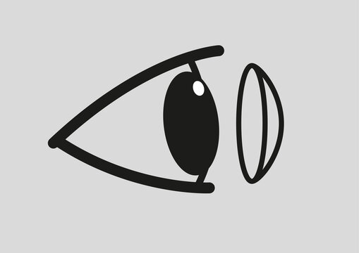 Contact lenses, illustration