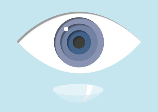 Contact lenses, illustration