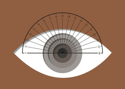 Eye axis, illustration