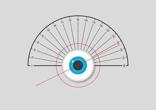 Eye axis, illustration