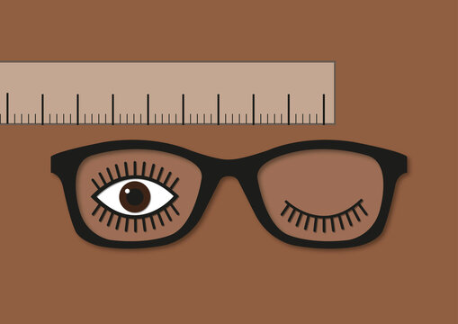 Pupillary distance, illustration