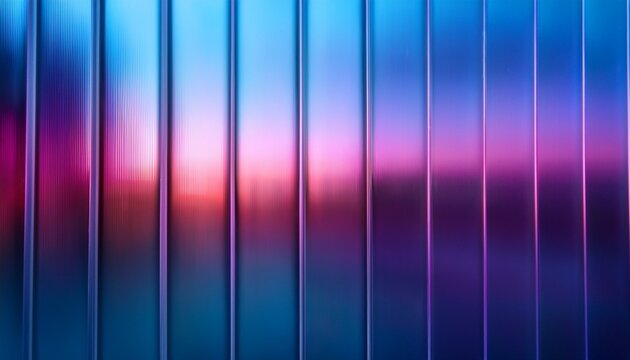 Abstract Blurred Glass Gradient Elements Pink Purple Blue Vertical Ribbed Glass Texture Abstract Blob Overlay Fade Gradient
