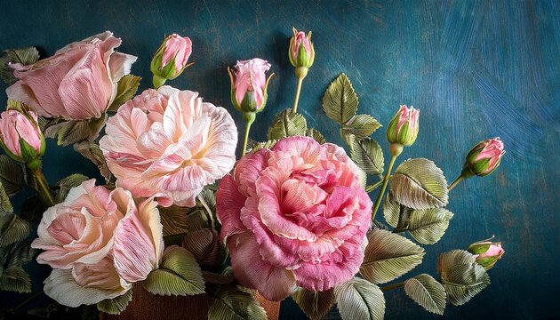 Vintage French Roses Compositions S