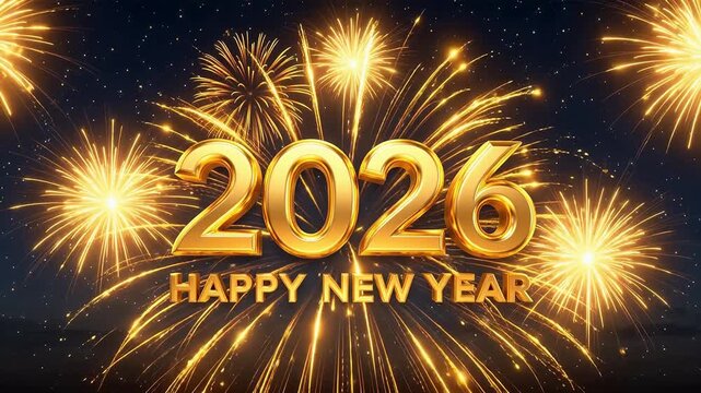 2026 New Year fireworks display