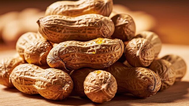 Walnuts with a nutcracker on a wooden background as a healthy and tasty snack