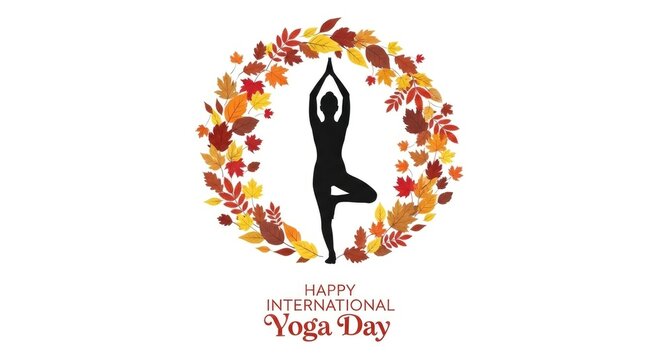 International yoga day celebration with harmony and balance