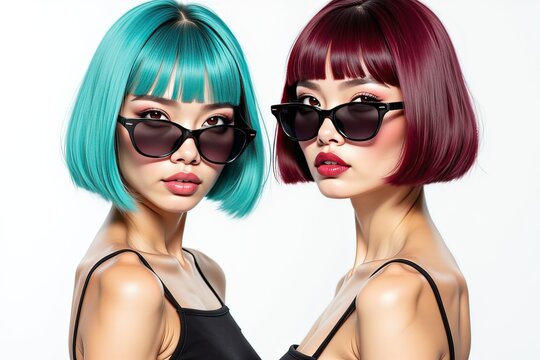 AI due splendide modelle giapponesi 02