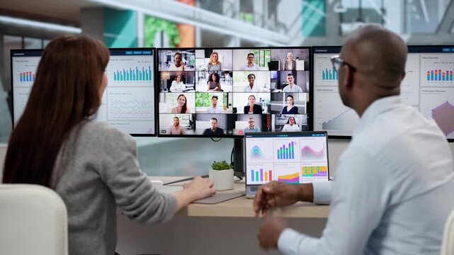 Online Virtual Learning Conference Meeting