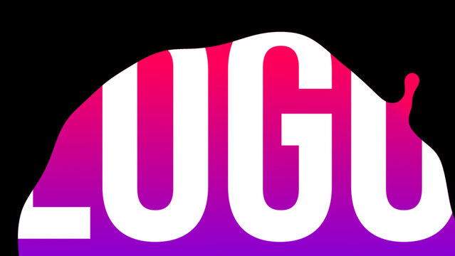 Broadcast Blob Transition Down &ndash; Organic Liquid Shapes Motion Graphics, Animated Abstract Blobs, Modern TV Broadcast Design Elements for Promo and Media Content