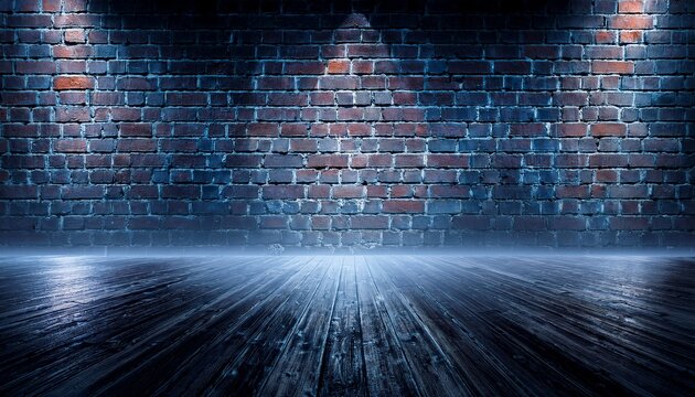 Illuminated Brick Wall