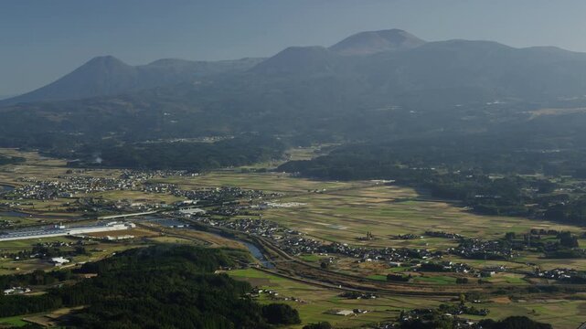矢岳高原から見た霧島連山