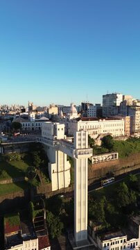 Elevador Lacerda Salvador | Drone entre Cidade Alta e Baixa
