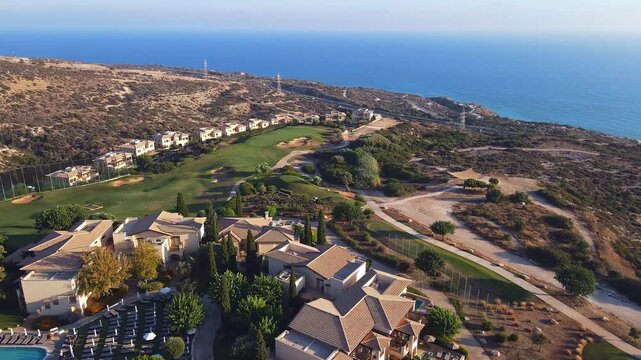 Aeriel of Aphrodite hills 