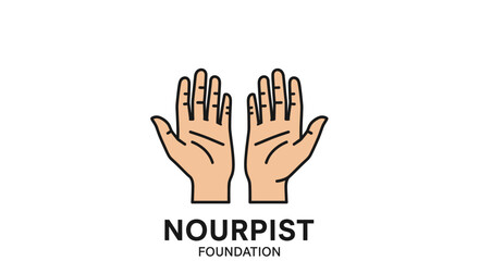 Fototapeta premium Open Human Hands with Caring Gesture Representing Charity and Support on Isolated White Background