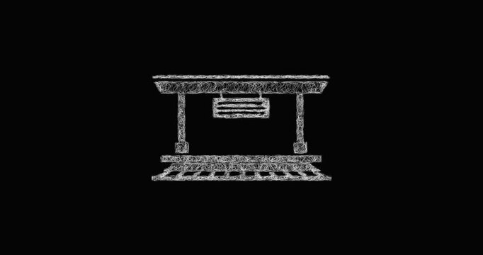Sketch platform icon animation - smooth progressive reveal