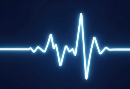 heart beat on monitor