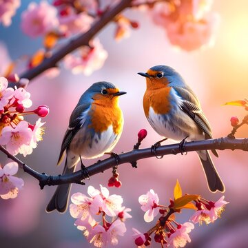 robin on branch