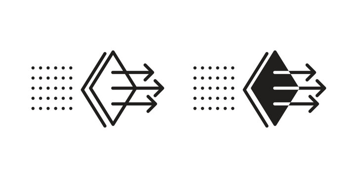 Air purifier icon concept design set. Icon Element For Design