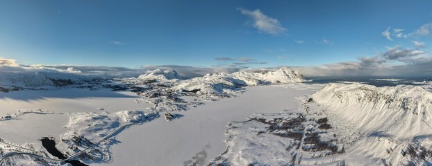 Fototapeta premium Lofoten in winter